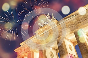 Fireworks at Brandenburge