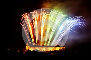 Fireworks in Brno photo