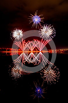 Fireworks from Calgary`s Global Fest 2021