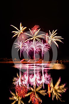 Fireworks from Calgary`s Global Fest 2021