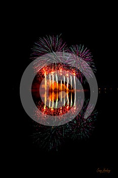 Fireworks from Calgary`s Global Fest 2021