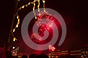 Fireworks for celebration in Italy