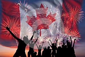 Fireworks on day of Canada