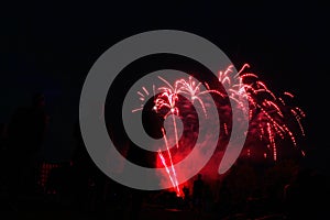 Fireworks display, Granville, Ohio July 1, 2022