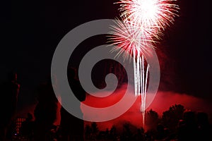 Fireworks display, Granville, Ohio July 1, 2022