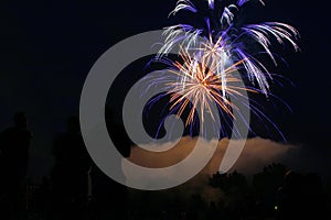 Fireworks display, Granville, Ohio July 1, 2022