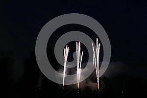 Fireworks display, Granville, Ohio July 1, 2022