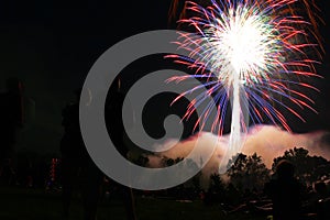 Fireworks display, Granville, Ohio July 1, 2022