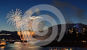 Fireworks display Vancouver 2016