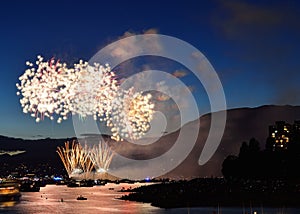 Fireworks display Vancouver 2016