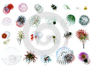 Fireworks Extravaganza White