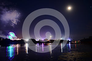 Fireworks and Fairground Rides at the Isle of Wight Festival 2018