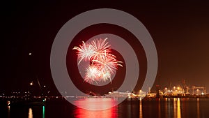 Fireworks at `Festa del Mare` photo