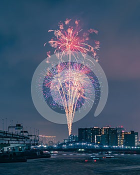 Fireworks Festival in Tokyo, Japan