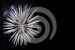 Fireworks, firework, background, new, celebration, holiday, year, event, festival, anniversary, fire, illustration, beautiful, yel photo