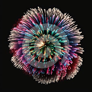 Fireworks for holidays and new year or christmas.Ultra High Realistic