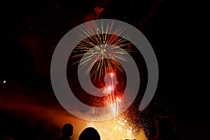 Fireworks, Independence Day weekend in Veliko Tarnovo