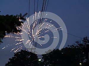 Fireworks of July 4th Nearby Home