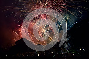 Fireworks in Kuala Lumpur