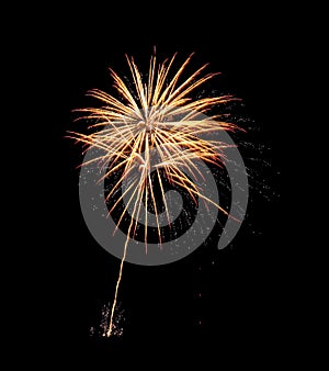 Fireworks light up the sky with dazzling display - Vibrant color