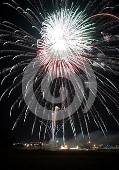 Fireworks at a local festival