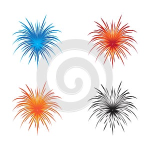 Fireworks logo vector