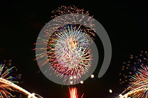 Fireworks in Omimaiko, Otsu, Shiga, Japan