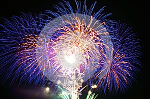 Fireworks in Omimaiko, Otsu, Shiga, Japan