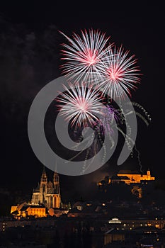 Fireworks over the castle - Ignis Brunensis photo