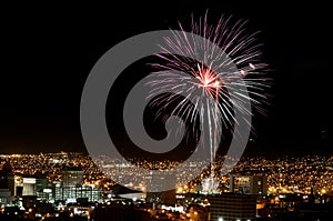 Fireworks Over El Paso, Texas photo