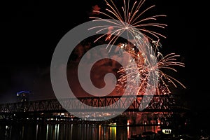 Fireworks Over The Ohio