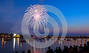 Fireworks Over the River