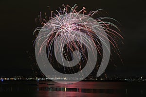 Fireworks over Sea