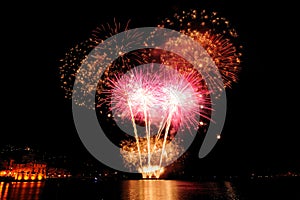 Fireworks over the sea of Rapallo, It