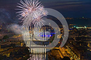 Fireworks over the Sena photo