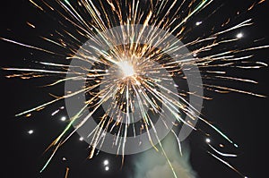 Fireworks are religious activities for Indian celebration of diwali festival
