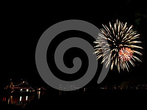 Fireworks in Reykjavik photo