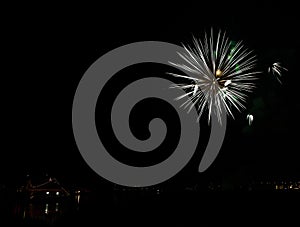 Fireworks in Reykjavik photo