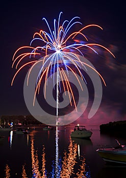 Fireworks On The River