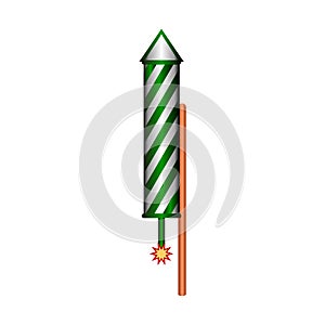 Fireworks rocket icon.