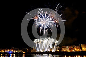 Fireworks in San Sebastian - august 2011