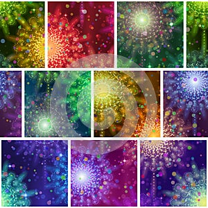 Fireworks Seamless Pattern