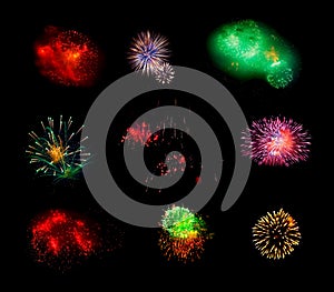 Fireworks set