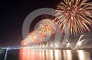 Fireworks show Abu Dhabi
