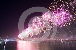 Fireworks show Abu Dhabi