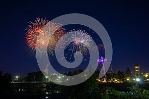 Fireworks in Spokane Washington