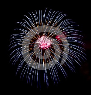 Fireworks to celebrate the Day of Mercy 2014 in Barcelona