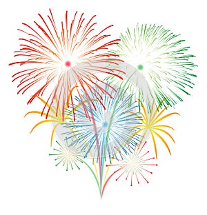 Fireworks vector