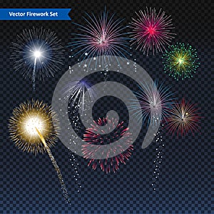 Fireworks Vector illustration
