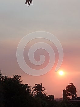 Firey sky sunset Port Macquarie